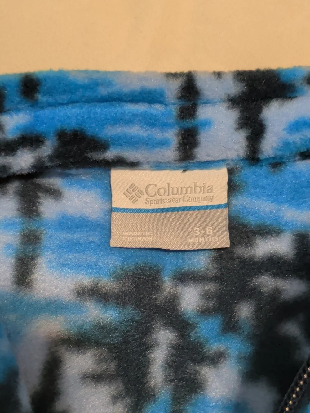 Columbia Toddler Blue Fleece Zip-Up Jacket
